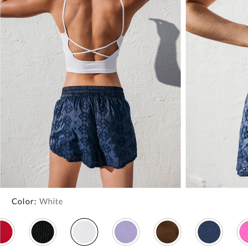 Set of Two FP Movement Strappy Back Tank Top in Light Blue and Grey